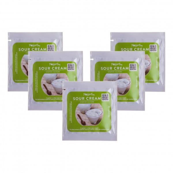 Sour Cream Starter Culture - 5 foil-packets 